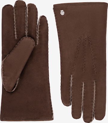 Mezzoguanti 'ASPEN' di Roeckl in marrone: frontale