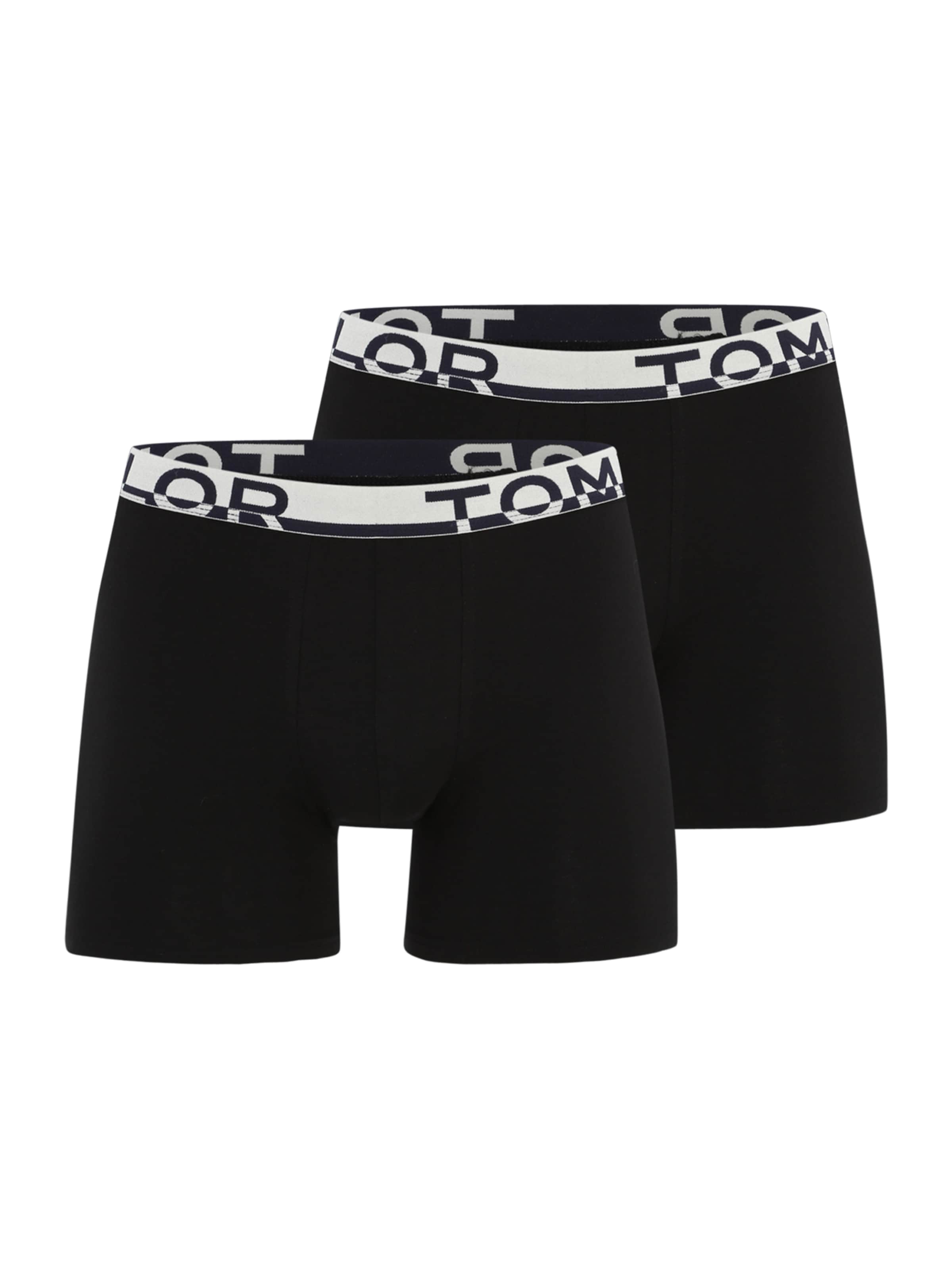 TOM TAILOR Bokserishortsit värissä musta: etupuoli