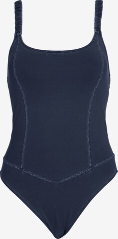 Calvin Klein Swimwear T-Shirt Badeanzug in Blau: predná strana