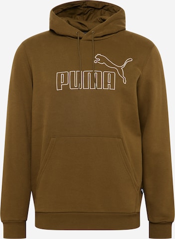 PUMA Athletic Sweatshirt 'Essential' in Green: front