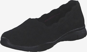 SKECHERS Classic Flats '158867' in Black: front