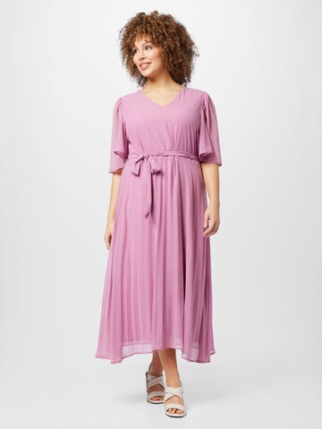 ONLY Carmakoma - Vestido em rosa: frente