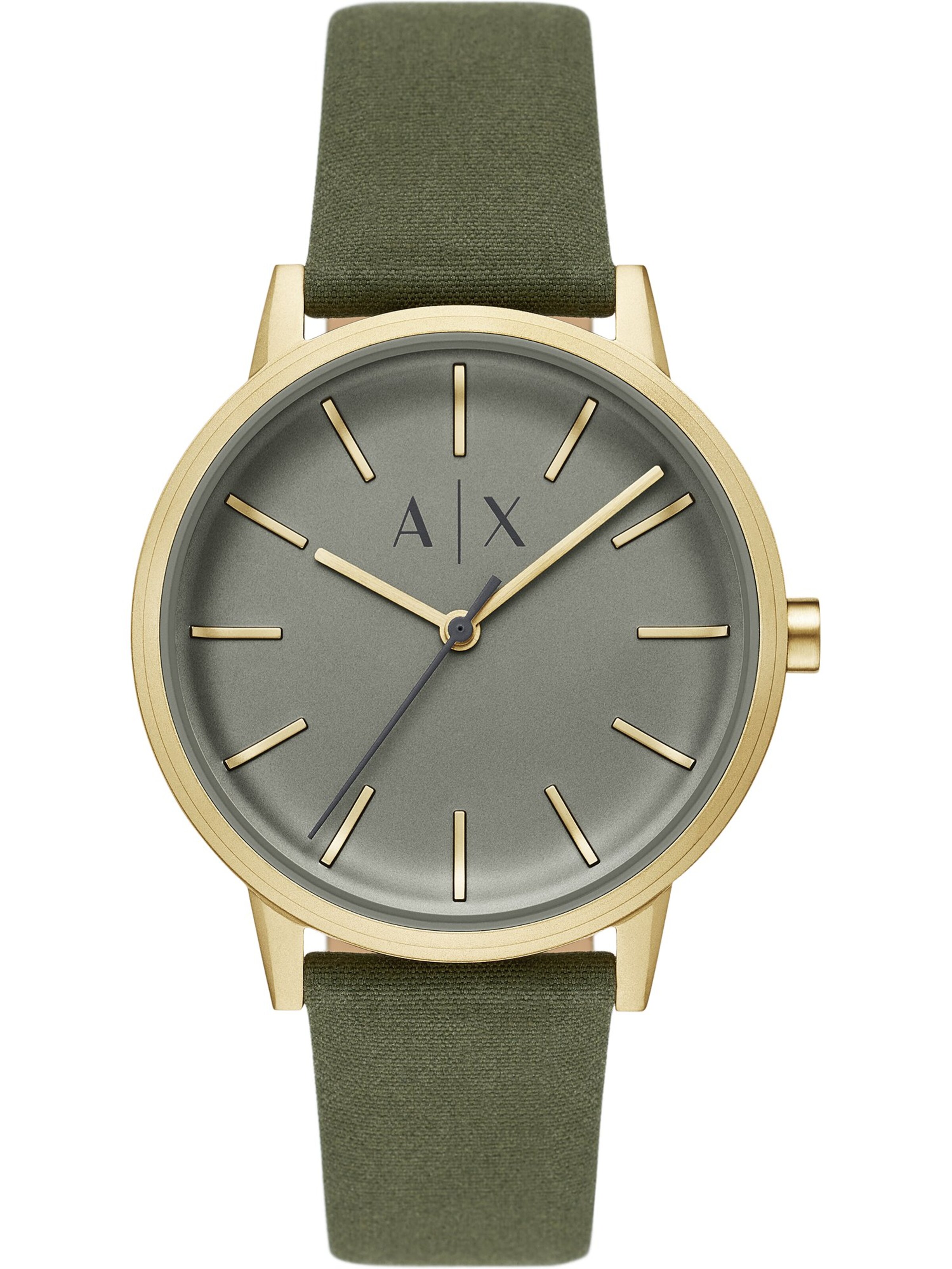 ARMANI EXCHANGE Uhr in Grün: Vorderseite