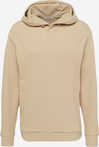 Sweat-shirt 'Alwin' ABOUT YOU en beige : devant