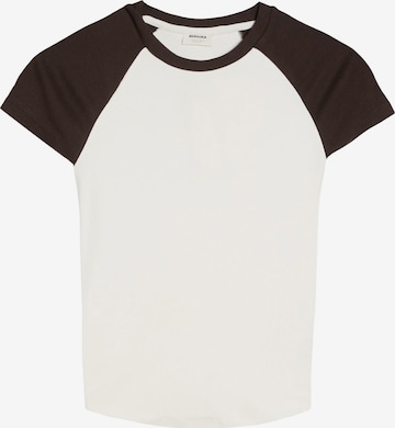 Bershka Shirt in White: front