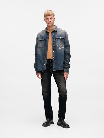 melns KARL LAGERFELD JEANS Pakapēniski sašaurināts piegriezums Džinsi