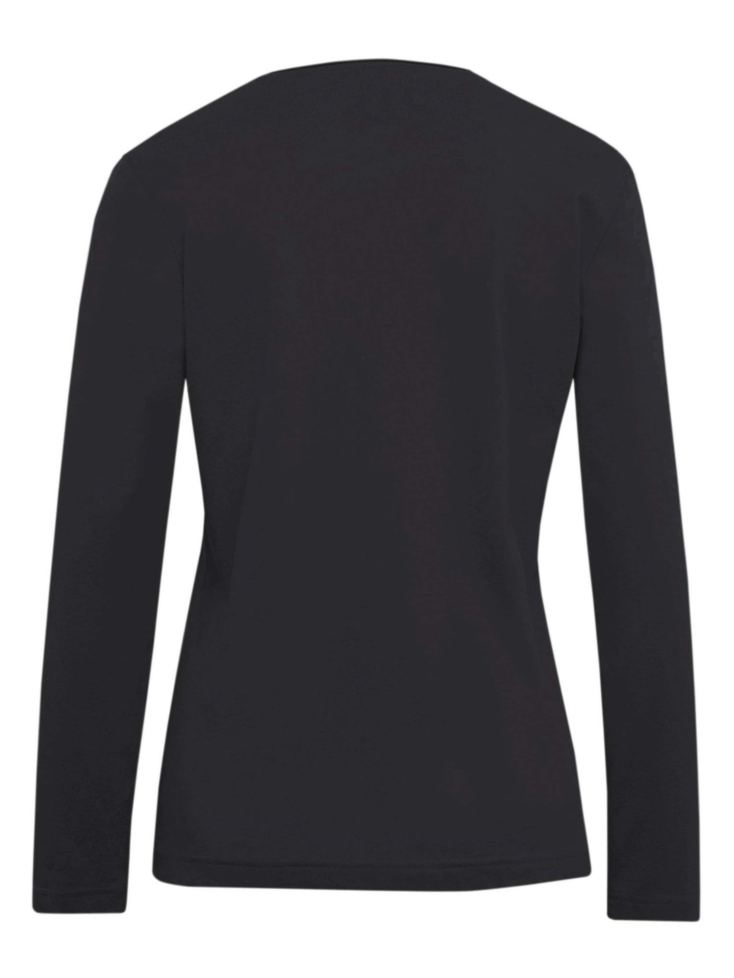 Goldner Shirt in Schwarz