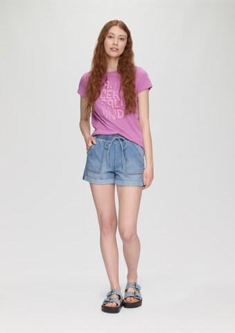 T-shirt QS en violet