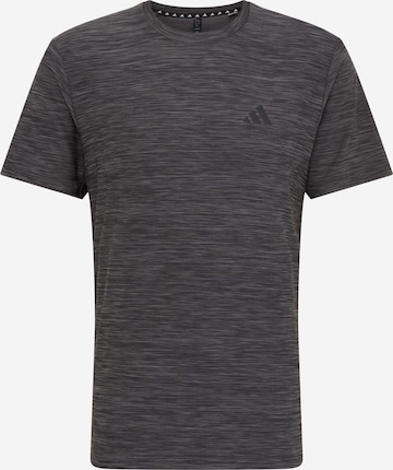 ADIDAS PERFORMANCE Функциональная футболка 'Essentials' в Черный: спереди