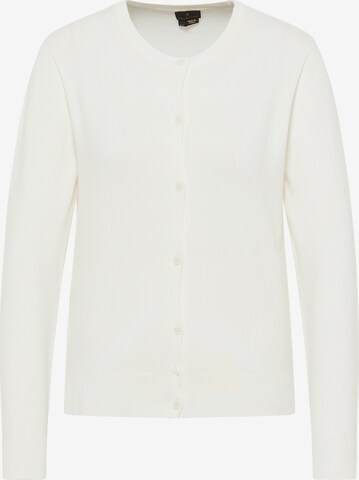 DreiMaster Klassik Knit Cardigan 'Malegnano' in White: front