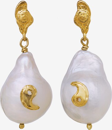 Maanesten Earring 'LUCIA' in White: front