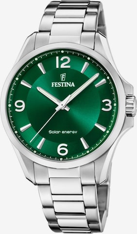 FESTINA Analoog horloge in Groen: voorkant