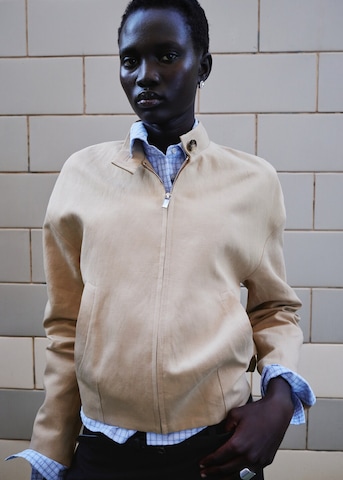 MANGO Jacke 'Sunrise' in Beige