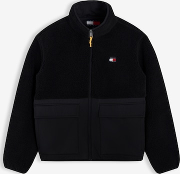Tommy Jeans Átmeneti dzseki 'ESSENTIAL' - fekete: elől