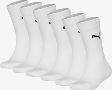 PUMA Socks in White: front