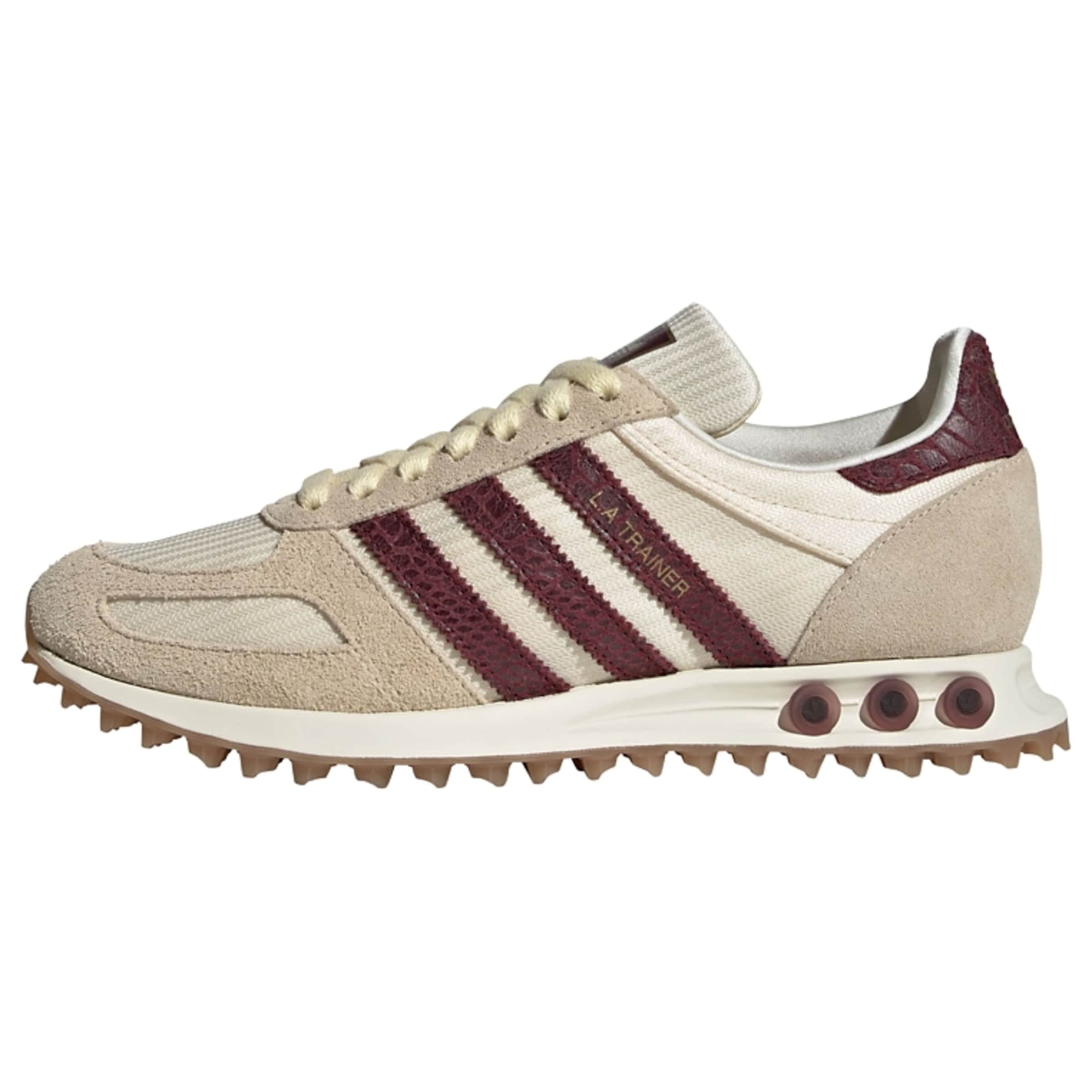 ADIDAS ORIGINALS - Sapatilhas baixas 'LA' em bege: frente