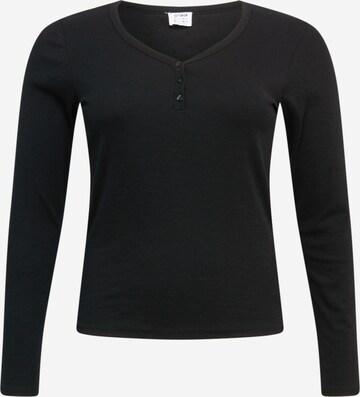 Cotton On Curve Shirt in Black: front