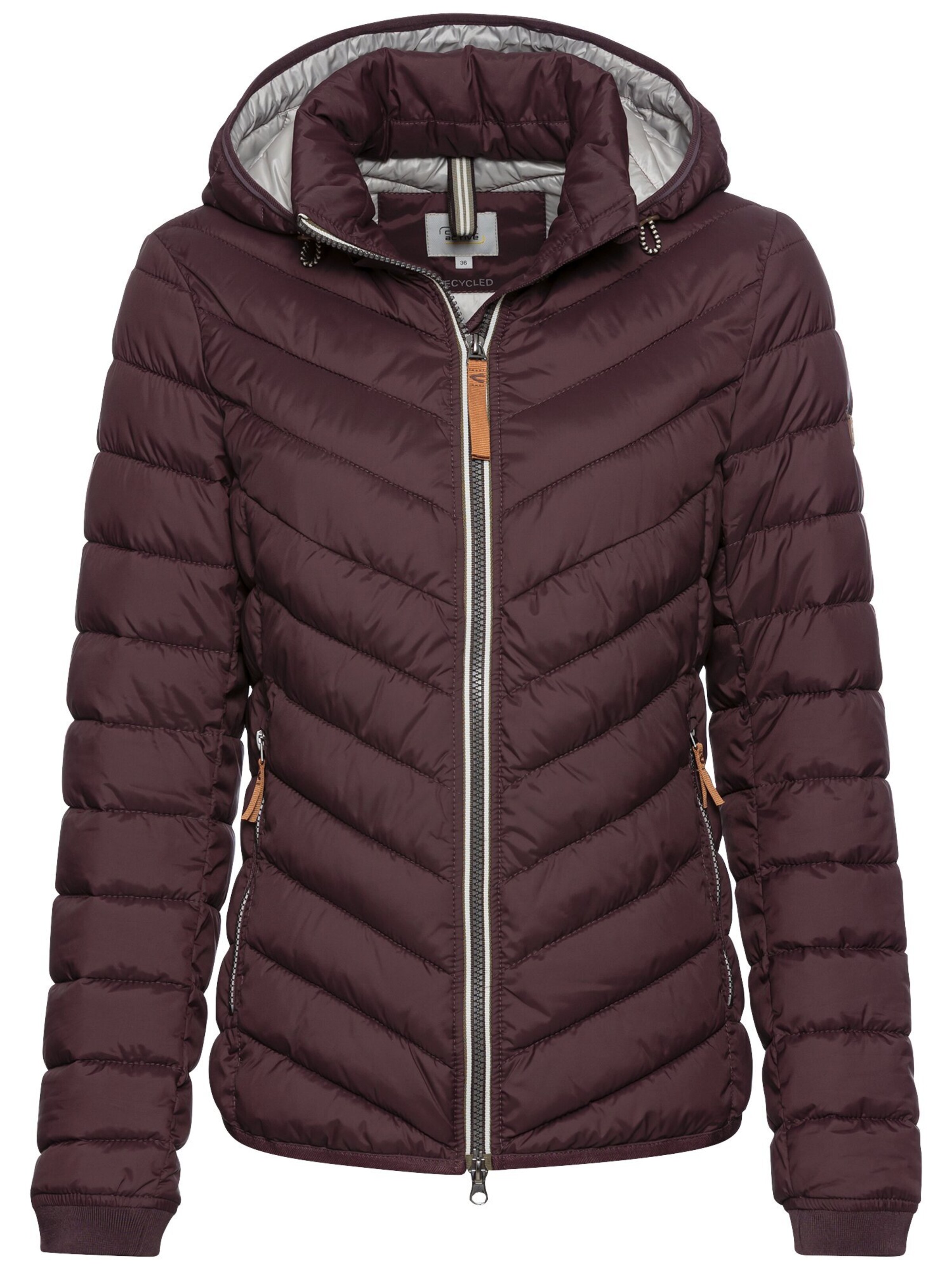 CAMEL ACTIVE Steppjacke aus recyceltem Polyester in Lila: Vorderseite