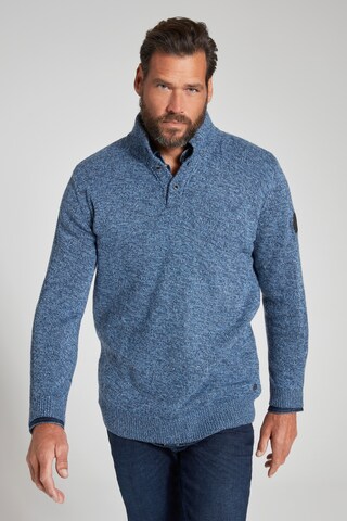 Pull-over JP1880 en bleu : devant