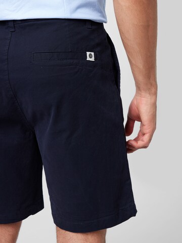 anerkjendt Regular Pleat-Front Pants 'JAN' in Blue