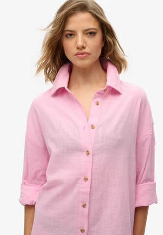 Chemisier Superdry en rose