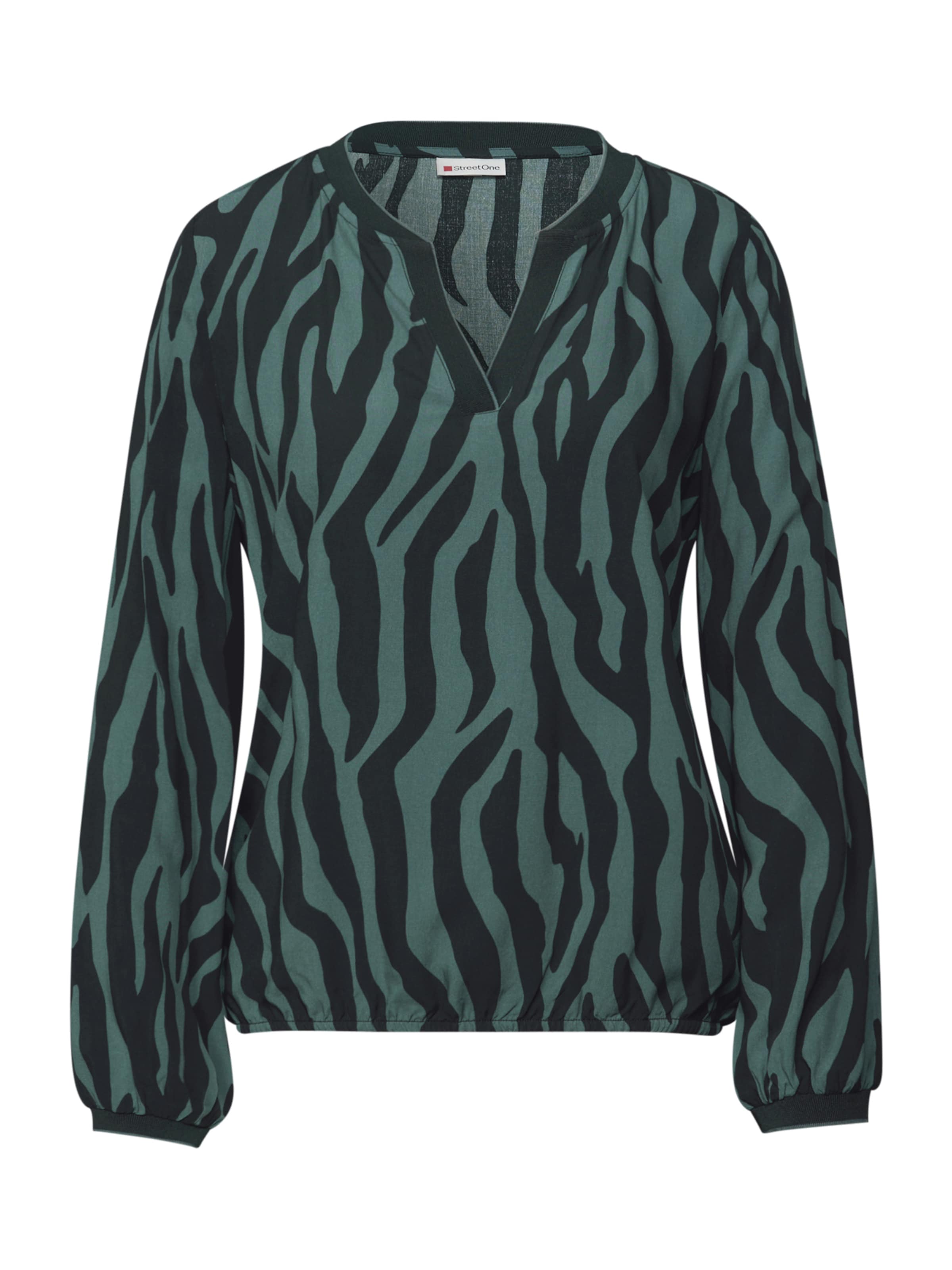 STREET ONE Blusa en jade / verde oscuro, Vista del producto