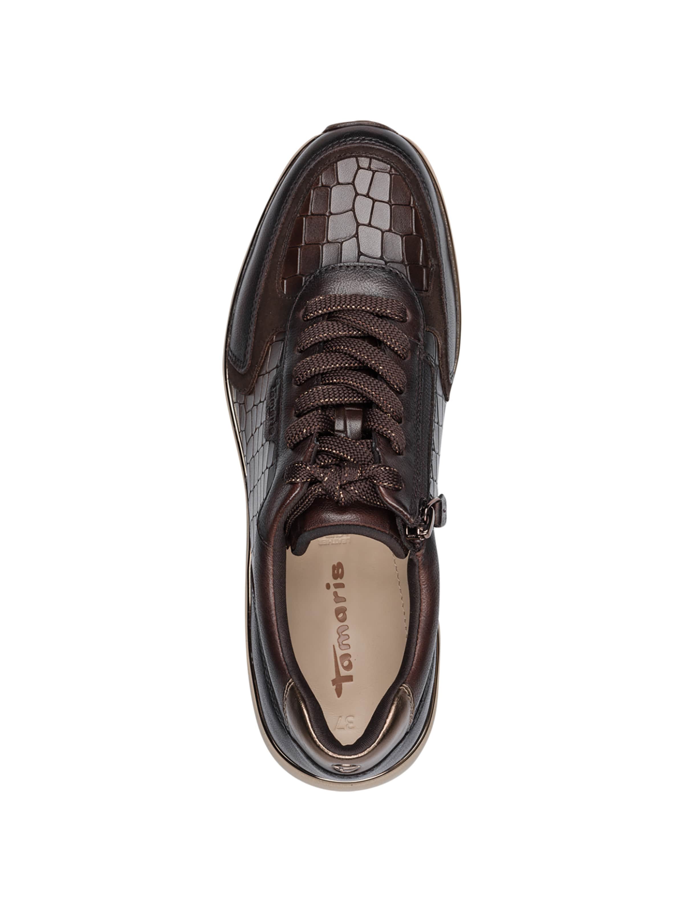 Sneaker bassa di Tamaris in marrone