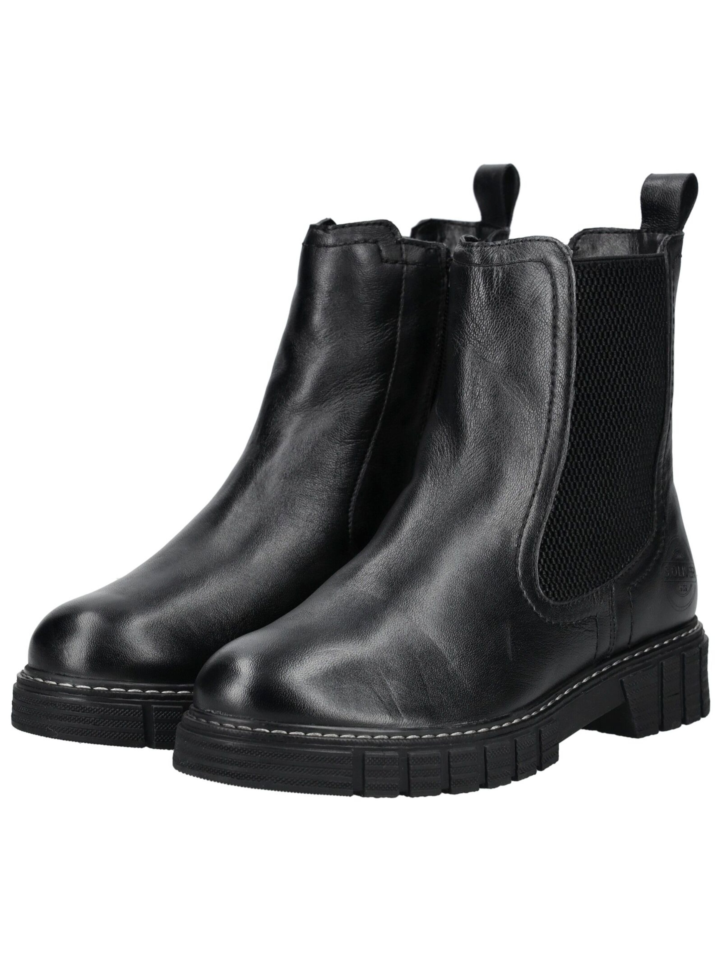 s.Oliver Stiefelette in Schwarz