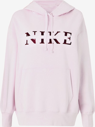 Nike Sportswear Sweater majica 'PHNX FLC' u roza / burgund / bijela, Pregled proizvoda