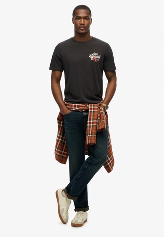 T-Shirt Superdry en noir