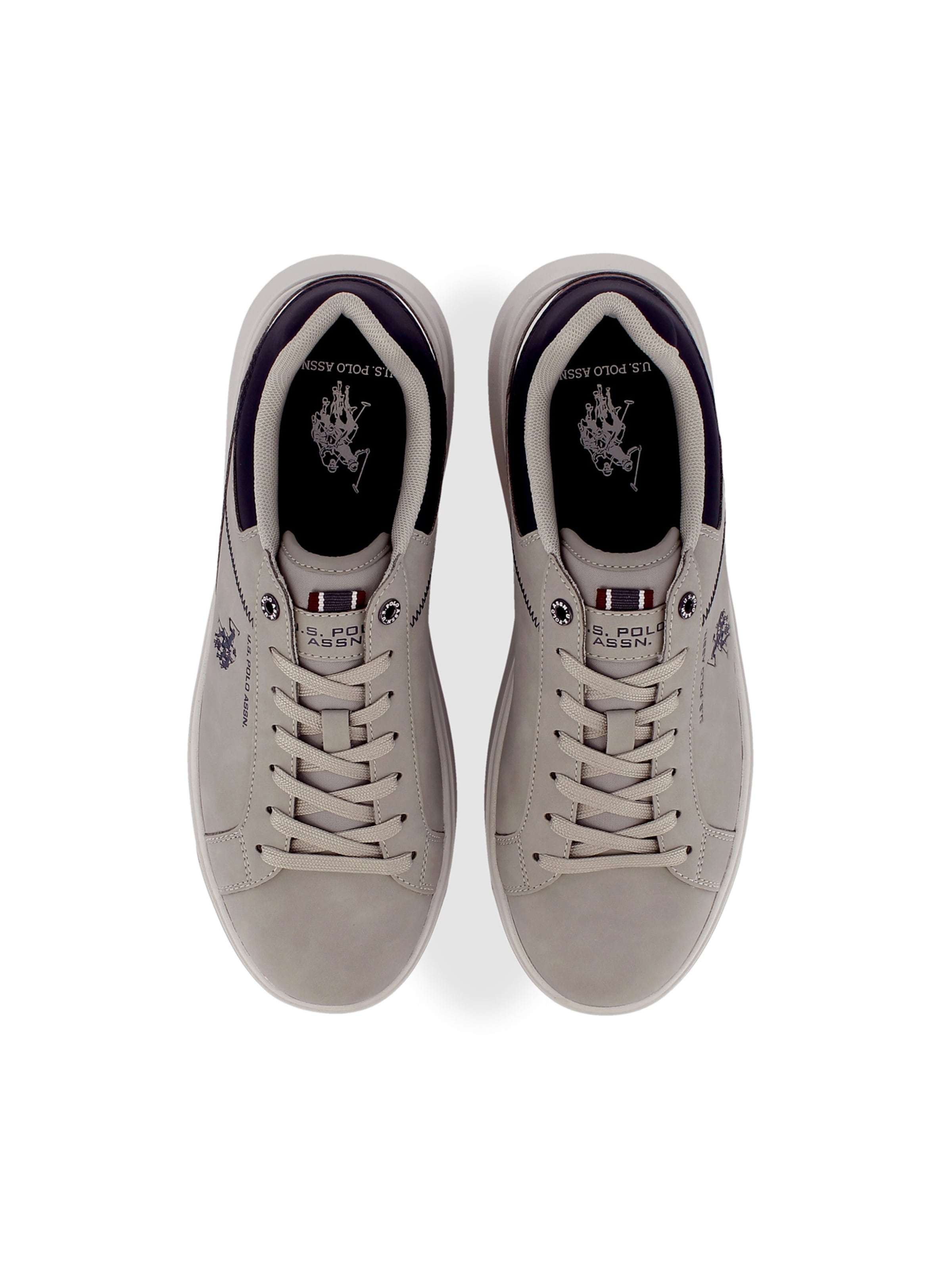 Slip on ' RON ' US POLO ASSN. en gris : au dessus