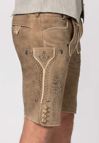 STOCKERPOINT Regular Traditional pants 'Fellhorn' in Brown