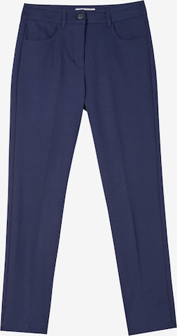 Camomilla Italia Slim fit Trousers with creases 'Katel' in Blue: front