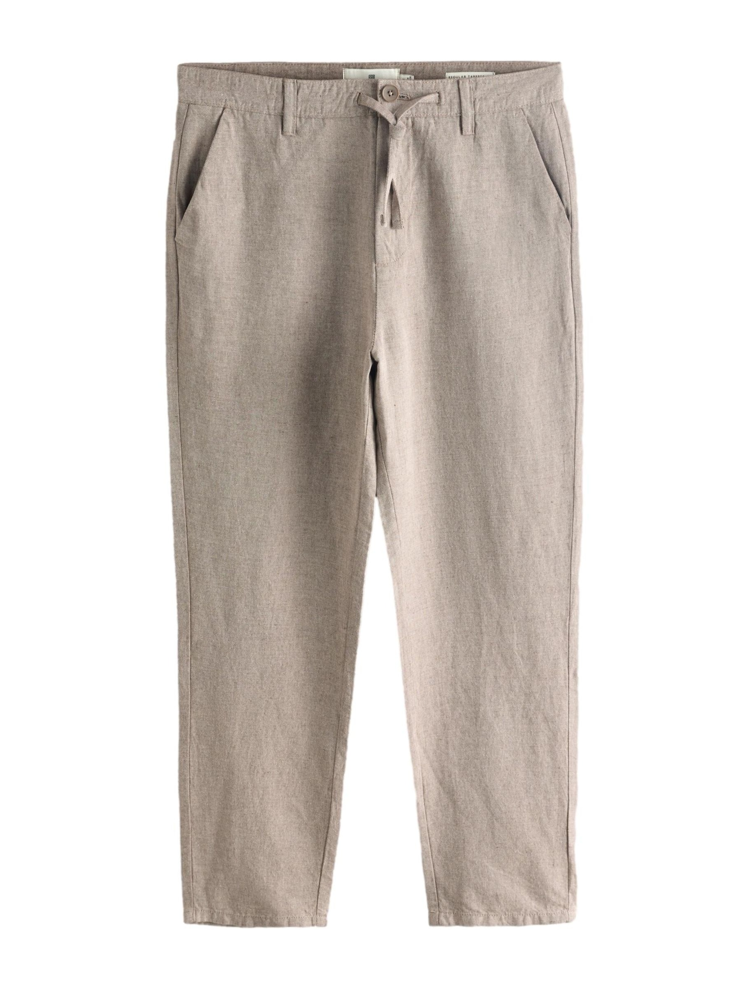 Next Tapered Housut värissä beige: etupuoli