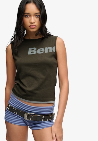 Haut 'Bench x Superdry & Co' BENCH en vert : devant