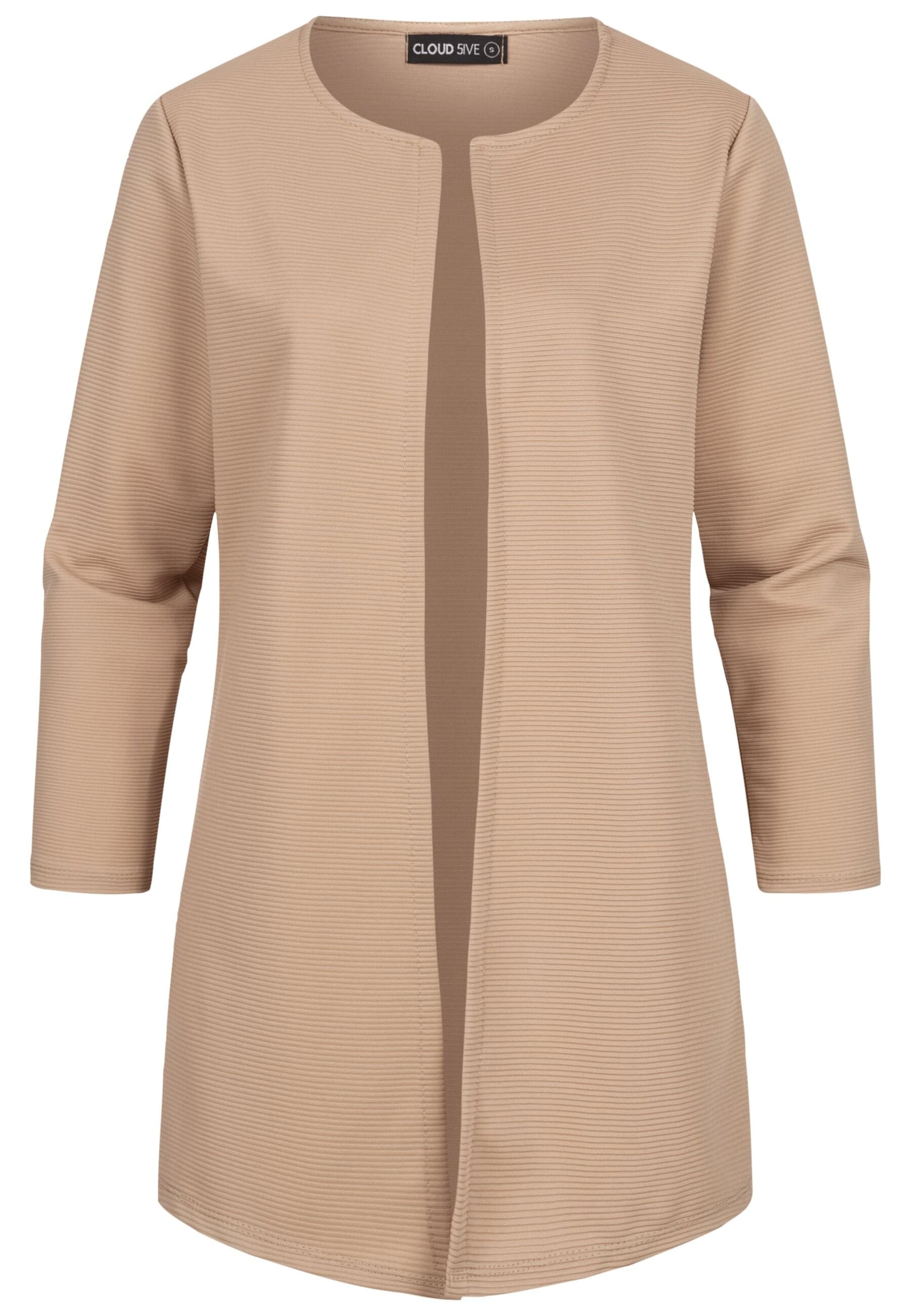 Cloud5ive Kardigan – béžová: přední strana