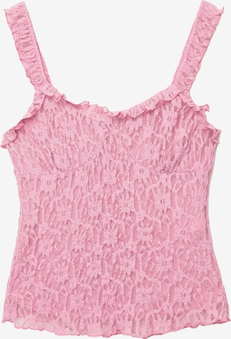 Pull&Bear Top - Ružová: predná strana