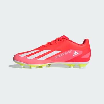 Chaussure de foot 'X Crazyfast Club' ADIDAS PERFORMANCE en rouge