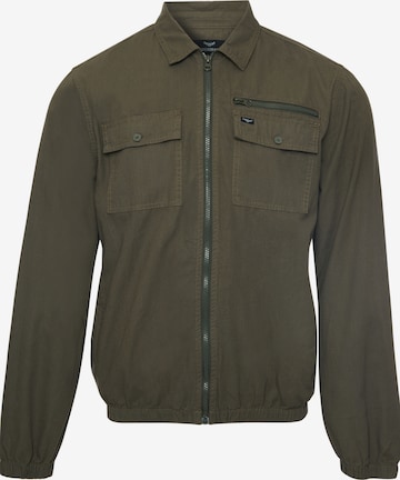 Veste mi-saison Threadbare en vert : devant