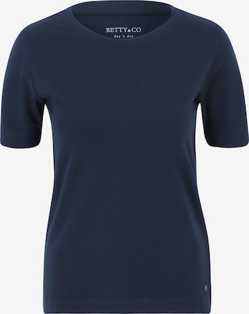 T-shirt Betty & Co en bleu : devant