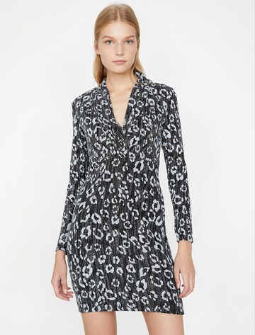 Koton Knit dress in Black: front