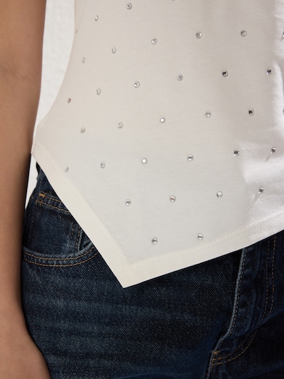 Trendyol Shirt in Silver / Transparent / White, Item view