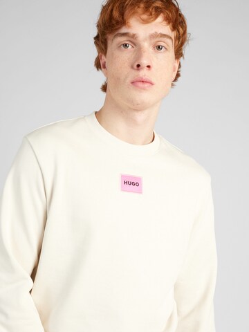 Sweat-shirt 'Diragol' HUGO en blanc