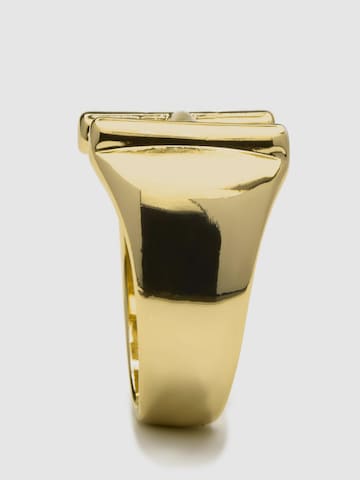 Luxenter Ring 'Alphabet H' in Goud