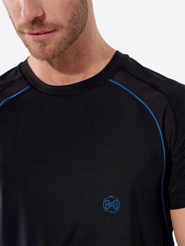 HOM Performance shirt ' Sports Lab Crew Neck ' in Black