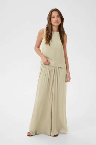 Kaffe - Pierna ancha Pantalón 'KAallie' en beige