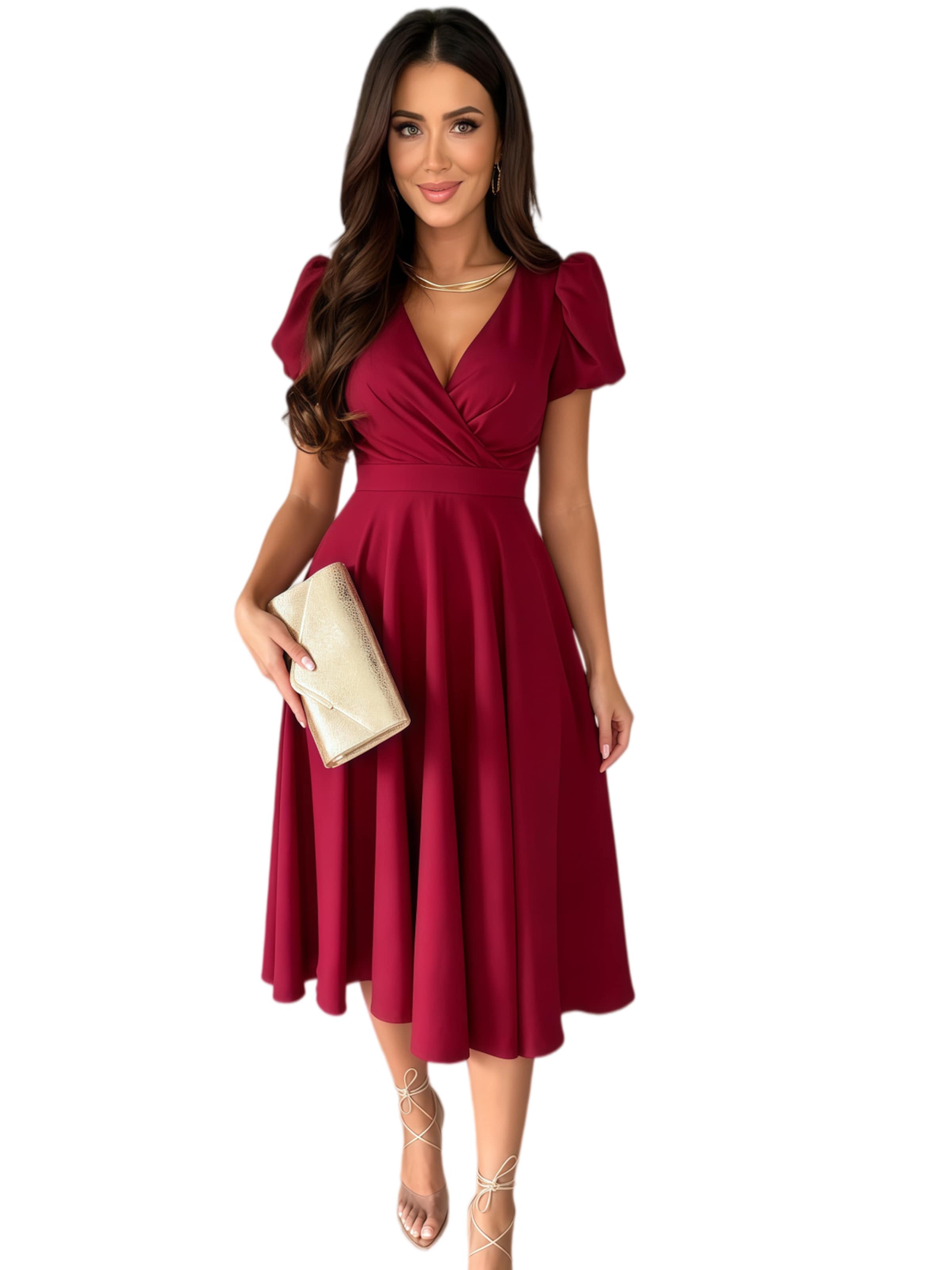 Yesfashion Abendkleid‌‌‌‌‌‌‌‌‌‌ in Rot: Vorderseite