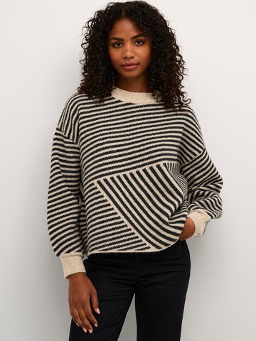 Kaffe Sweater 'Verana' in Beige: front