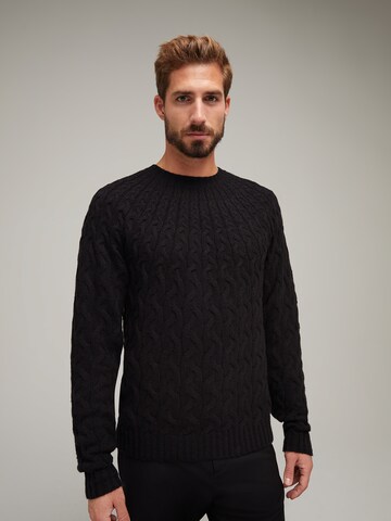 ABOUT YOU x Kevin Trapp Pullover 'Matthew' in Schwarz: predná strana