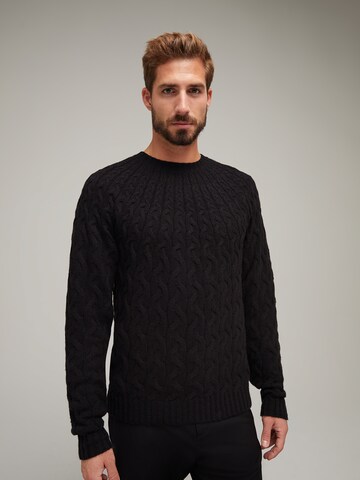 ABOUT YOU x Kevin Trapp Sweater 'Matthew' in Black: front